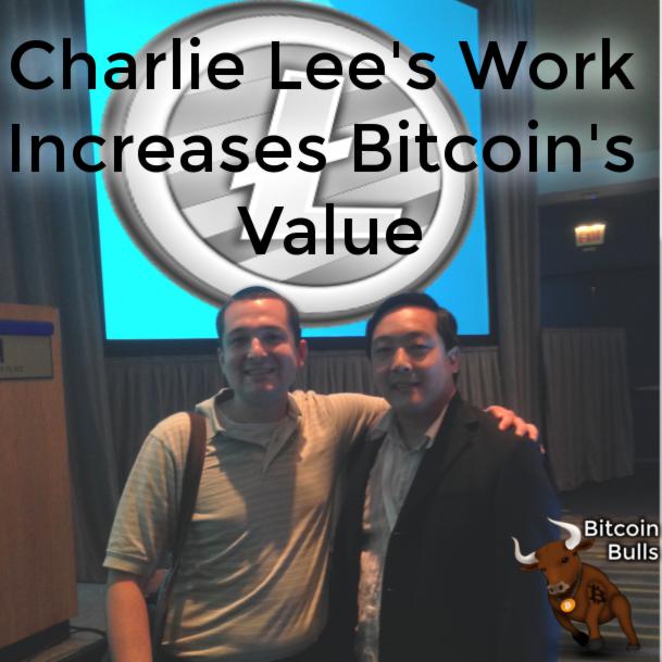 Charlie Lee's work increases bitcoin's value