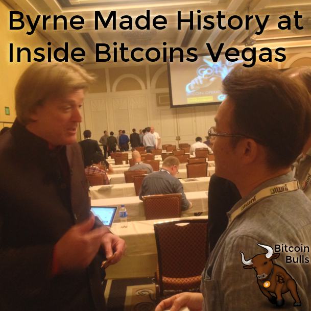 Byrne Made History At Inside Bitcoins Vegas 2014